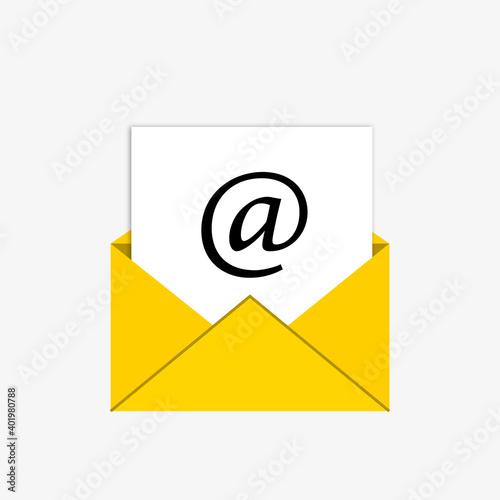 envelope Icon e-mail icon. illustration