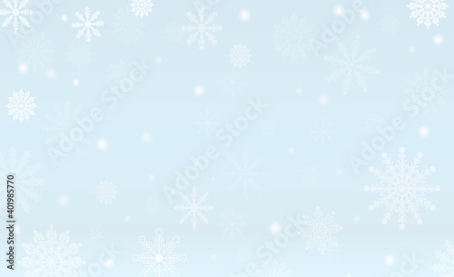 christmas background with snowflakes
