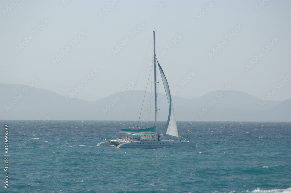 Navegando en catamaran