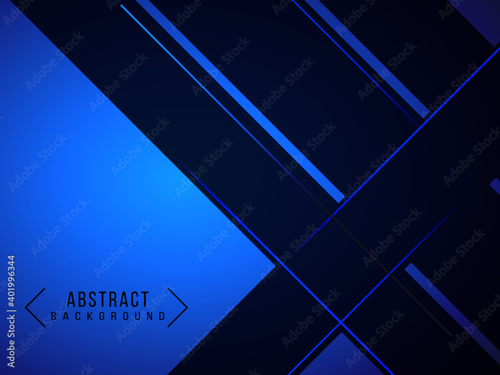 Obraz premium Abstract gradient geometric blue modern background pattern