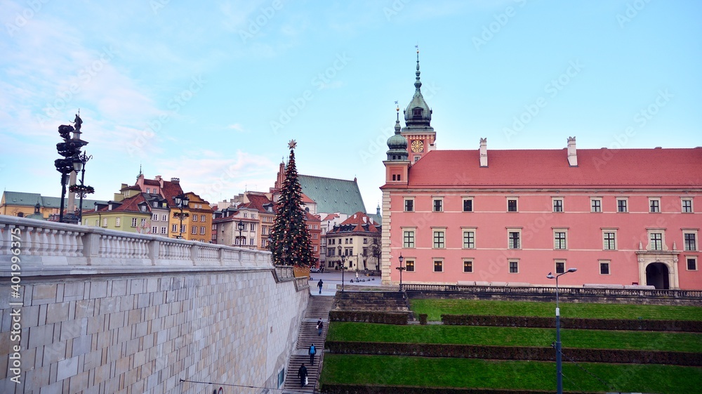 Obraz premium city old town square