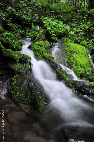 Fototapeta Naklejka Na Ścianę i Meble -  Waterfalls and summer scenery of Mount Gariwang, Korea