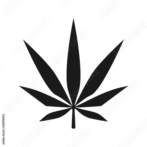 Cannabis Hemp Leaf Marijuana Weed Icon