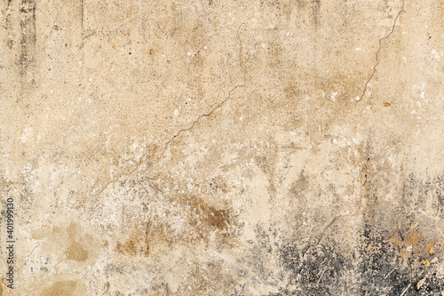 detail of an old concrete wall