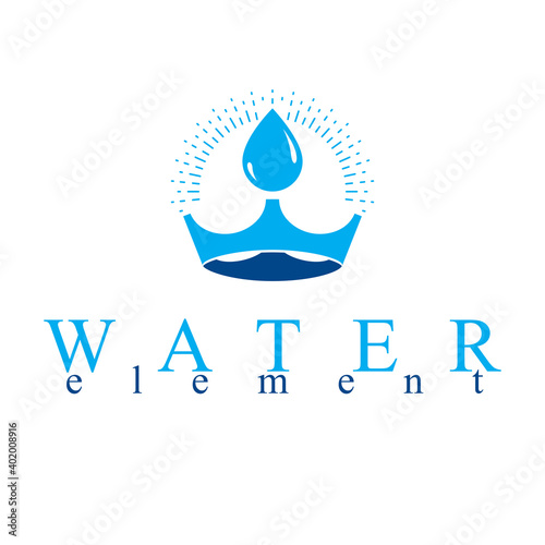 Pure water vector abstract ...