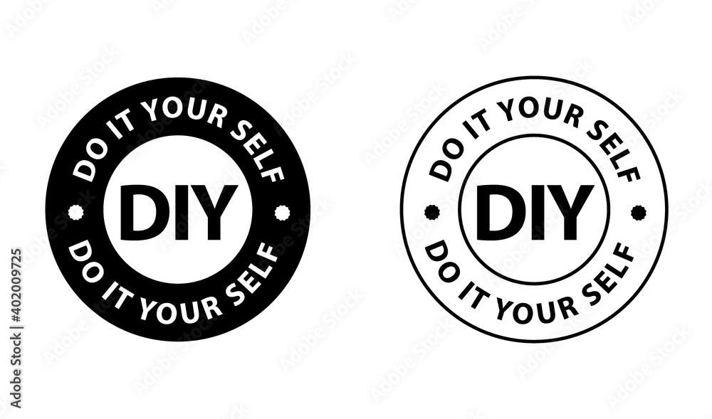 do it your self (DIY) vector icon do it your self (DIY) vector icon