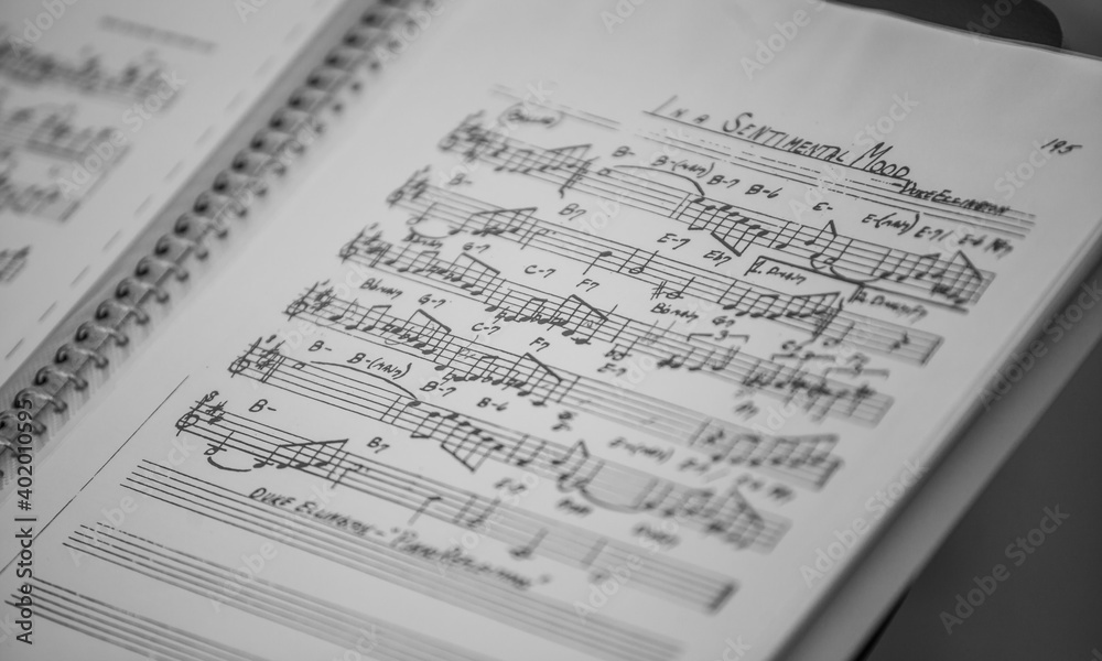 Fototapeta premium partitura