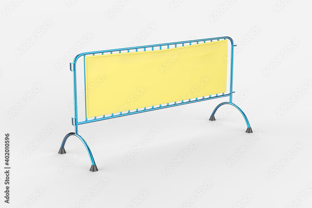 blank advertising press wall with fabric banner. Blank canvas banner for advertising and exhibition illustration. 3d illustration blank advertising press wall with fabric banner. Blank canvas banner for advertising and exhibition illustration. 3d illustration