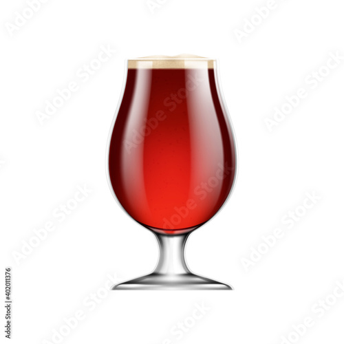 Amber Beer Glass Composition