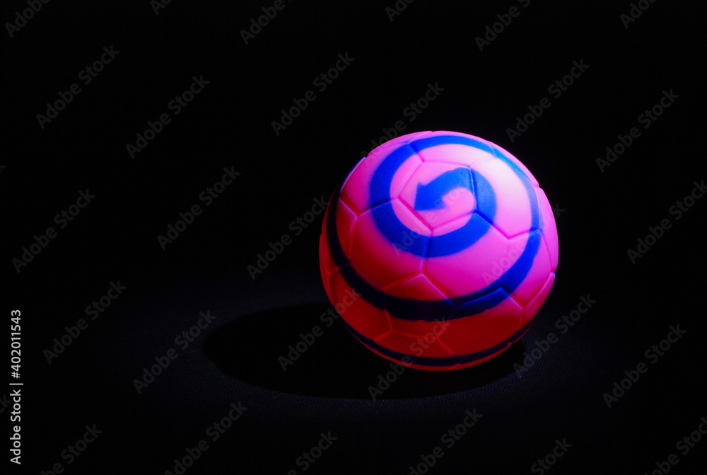 Arrowed red ball