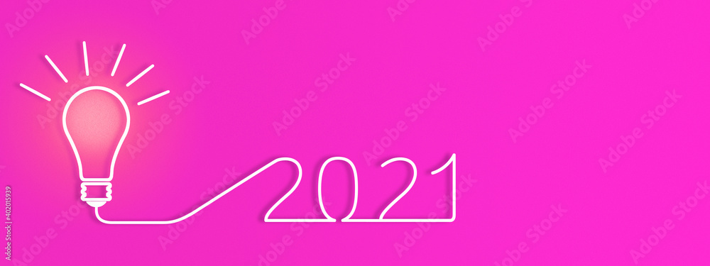 Happy New Year Background. Start in 2021. 3D illustration Happy New Year Background. Start in 2021. 3D illustration