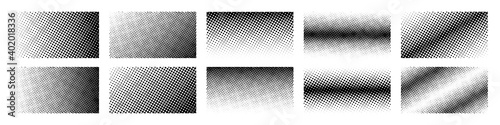 Halftone. Halftone gradient. Dots pattern background. Vector illustration