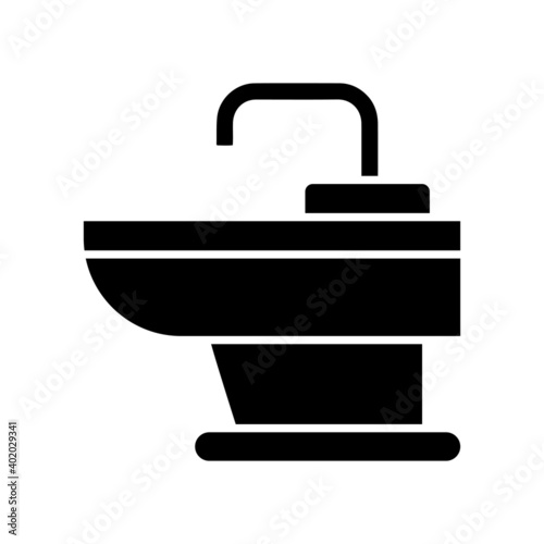 Bidet Toilet Home glyph icon