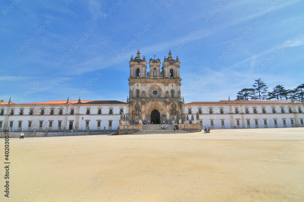 The Alcobaça Monastery   - Roman Catholic church located in the town of Alcobaça, Portugal.