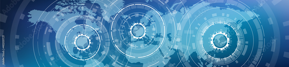 world map banner vector. Concept related to international cooperation, worldwide network, trade, or technology; connections between global centers; growth, industry and trade; virtual technology. world map banner vector. Concept related to international cooperation, worldwide network, trade, or technology; connections between global centers; growth, industry and trade; virtual technology.