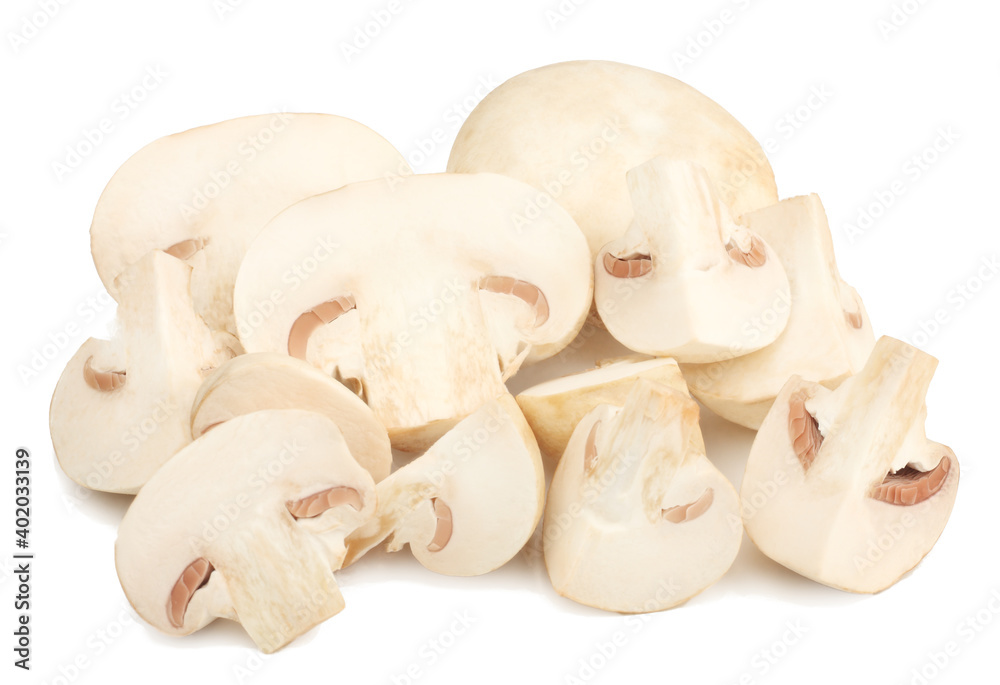 Fototapeta premium Mushrooms isolated on white background