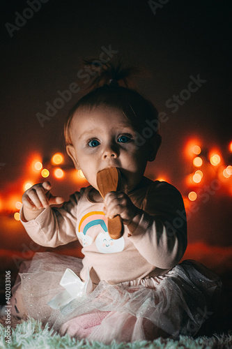 child with a candle