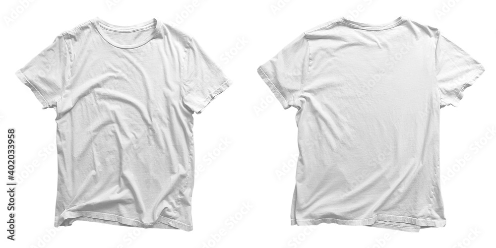 White T-Shirt (Front & Back)