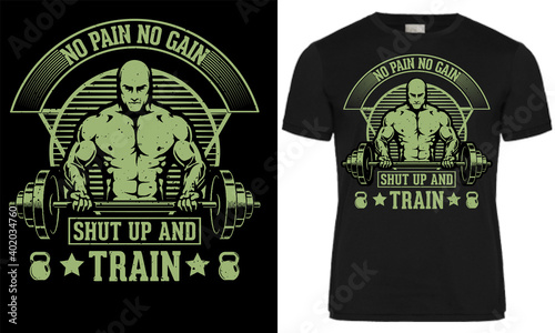 gym t shirt design