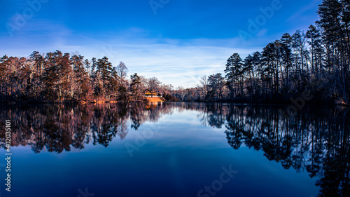 Lake at the Paris Mountain State Park, SC, USA