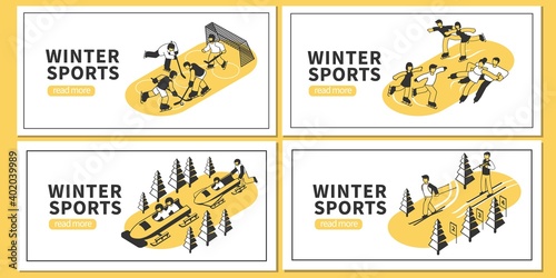 Winter Competition Banner Set