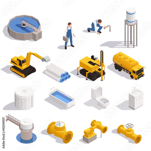 Water Supply Isometric Set