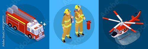Firefighting Horizontal Banner