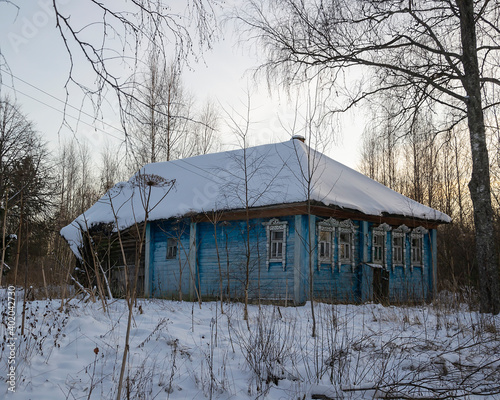 abandoned house in the village © ork_0013