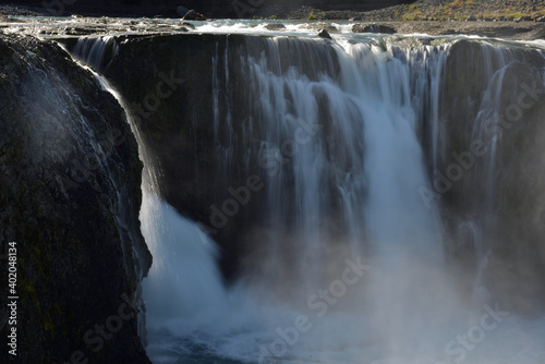 Sigoldufoss waterfall, Landmannalaugar, Fridland ad Fjallabaki, Iceland