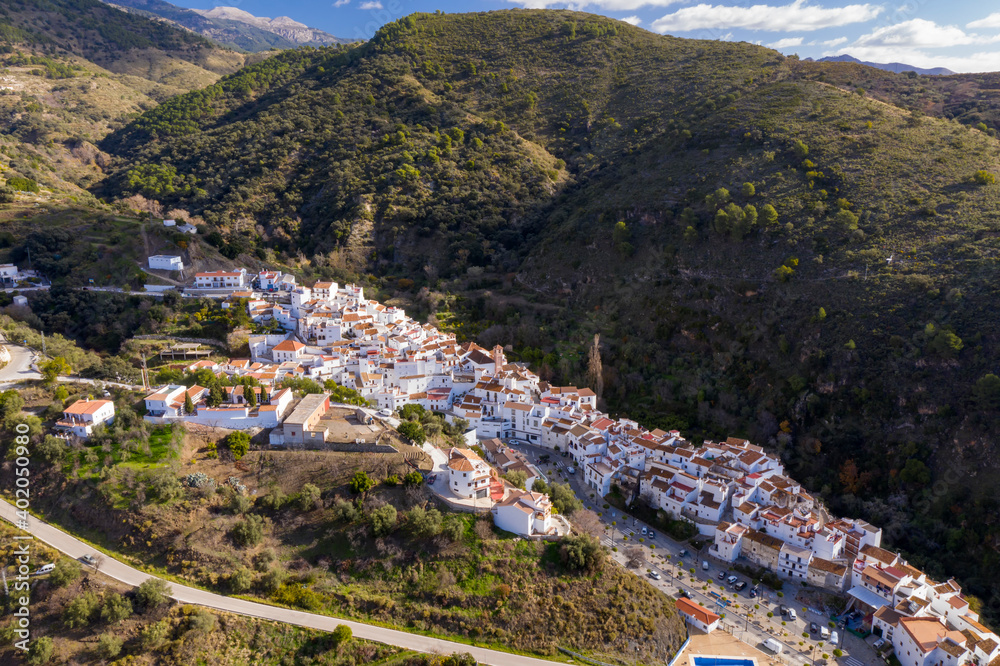 municipio de Salares en la comarca de la Axarquía de Málaga, Andalucía