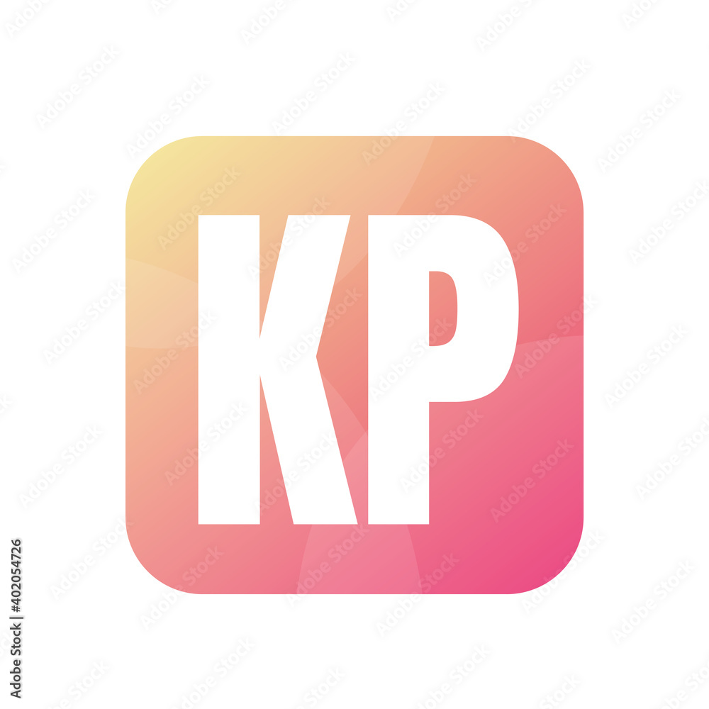 KP Letter Logo Design With Simple style KP Letter Logo Design With Simple style