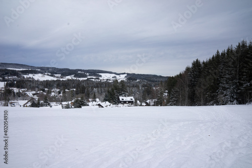 Schwarzwald Hinterzarten mit Schnee