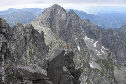Fototapeta Naklejka Na Ścianę i Meble -  Rysy, Tatry Słowackie, szczyty Tatr Wysokich, TANAP