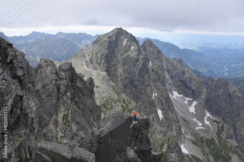 Fototapeta Naklejka Na Ścianę i Meble -  Rysy, Tatry Słowackie, szczyty Tatr Wysokich, TANAP