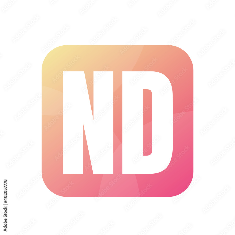 ND Letter Logo Design With Simple style ND Letter Logo Design With Simple style