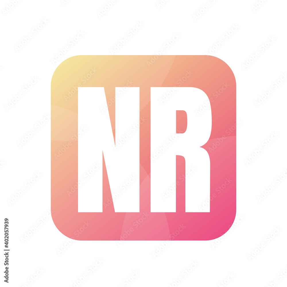 NR Letter Logo Design With Simple style NR Letter Logo Design With Simple style