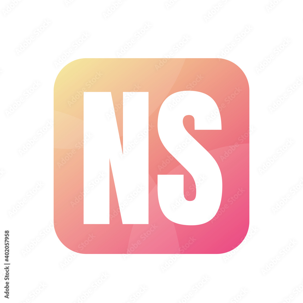 NS Letter Logo Design With Simple style NS Letter Logo Design With Simple style
