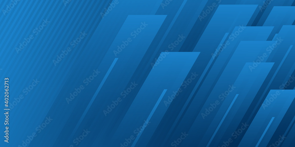 Blue abstract design vector background. Vector illustration with technology business concept. Blue tech background with lines