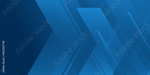 Vector Abstract, science, futuristic, energy technology concept. Digital image of light rays, stripes lines with blue light, speed and motion blur over dark blue background 