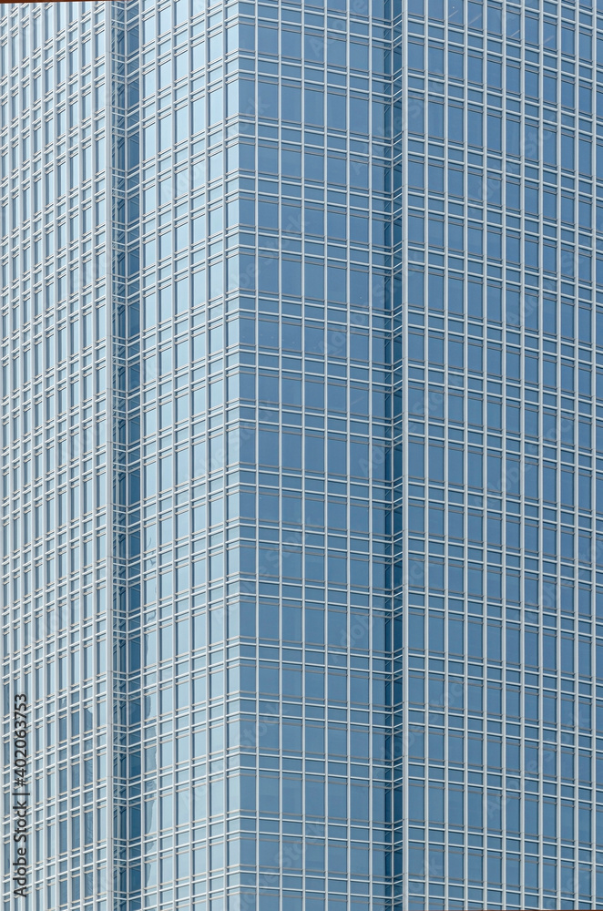 Structural modern glass windows in building walls
Futuristic reflective façade found in modern buildings
