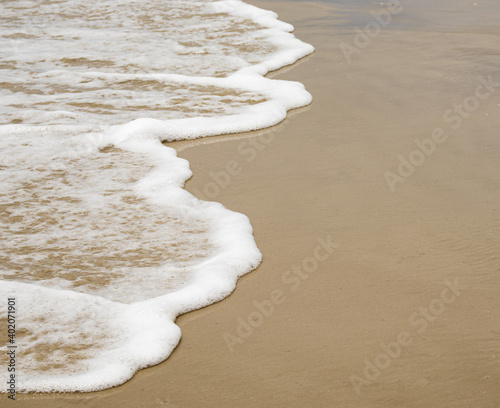 waves on the beach