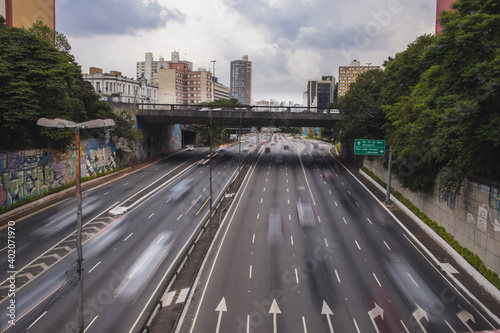 traffic in the city