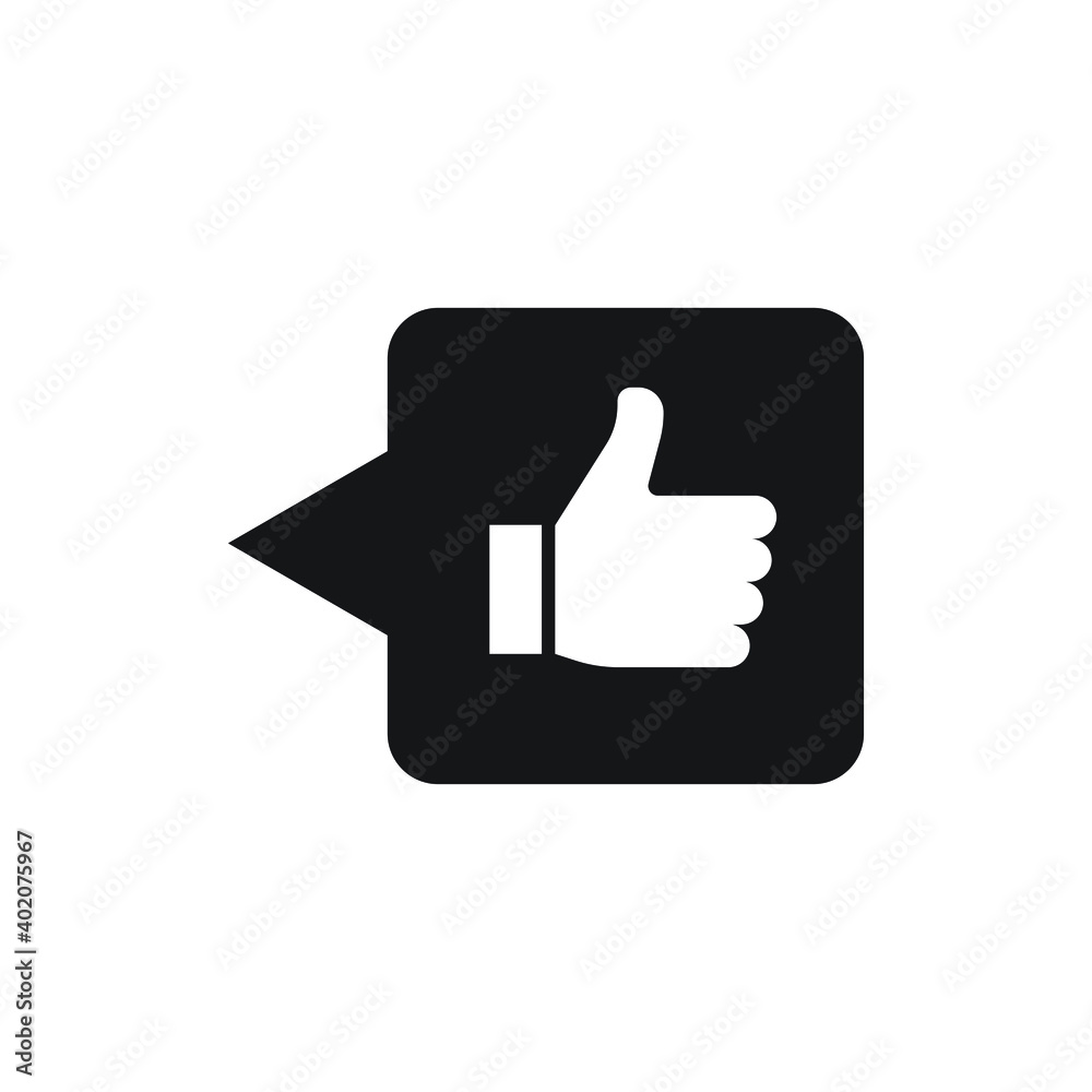 Dialog with sign bravo, chat icon, isolated on white background Dialog with sign bravo, chat icon, isolated on white background