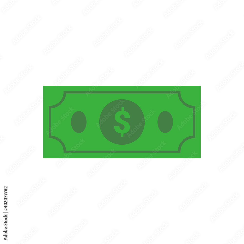 Dollar money icon. Vector illustration. Dollar money icon. Vector illustration.