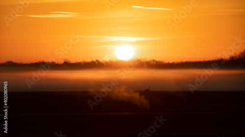 Fog Over the Airfield