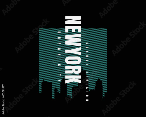 New york lettering graphic vector illustration great for designs of t-shirts, clothes, hoodies, etc.