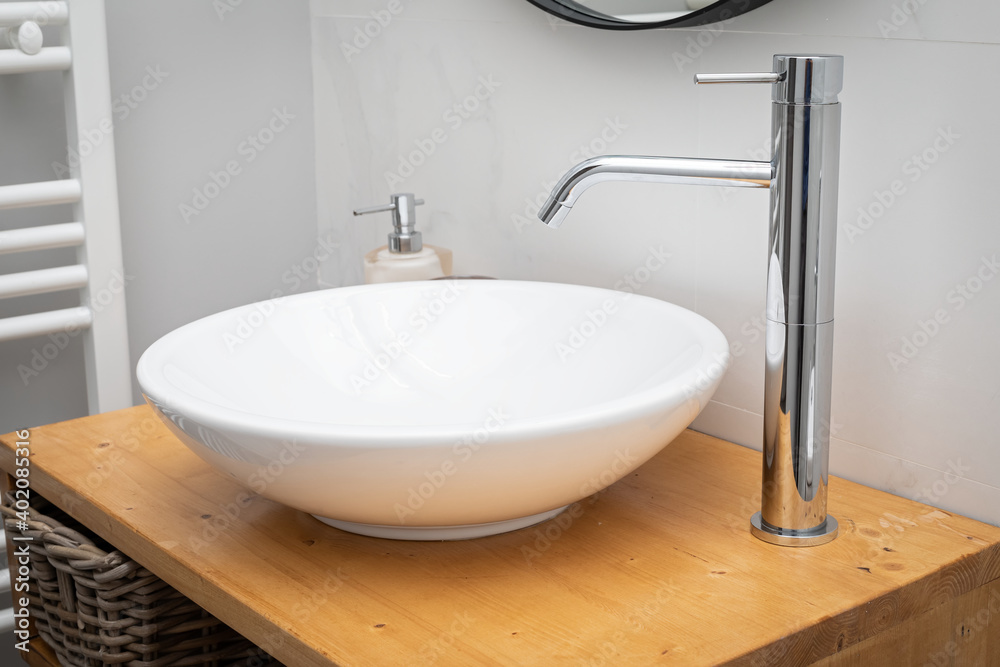 Fototapeta premium Modern bathroom sink