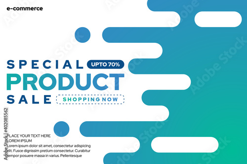 Vector Abstract Sales Promotion Banner Template Vector Eps 10 suitable for social media post, brochure, poster, web banner etc.