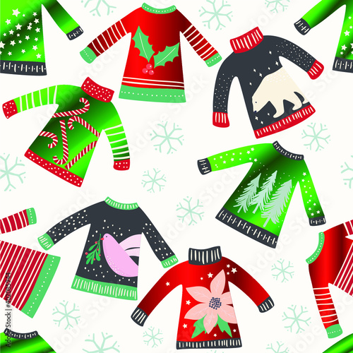 abstract christmas background pattern, vector eps 10