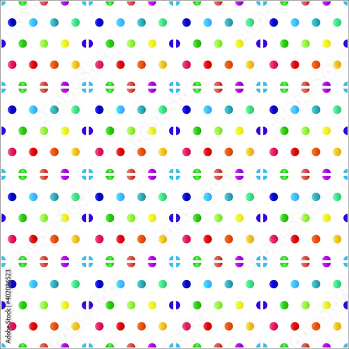 seamless colorful dot background